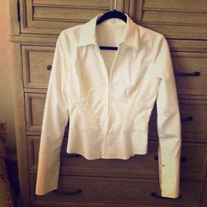 LAUNDRY by Shelli Segal Corset Blouse